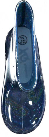 regenlaarzen halfhoog junior led rubber blauw mt 31