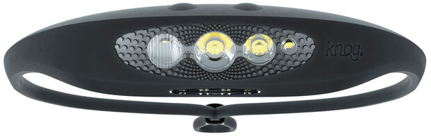 hoofdlamp Bilby oplaadbaar 400 lumen led siliconen zwart