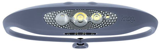 hoofdlamp Bilby oplaadbaar 400 lumen led siliconen blauw