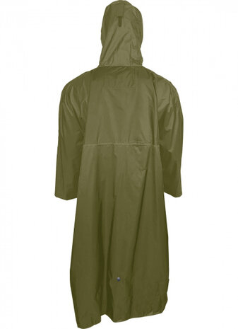 regenponcho Arosa polyamide groen maat XS/S