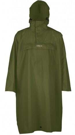 regenponcho High Peak polyester groen maat XS/S