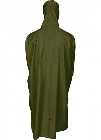 regenponcho High Peak polyester groen maat XS/S