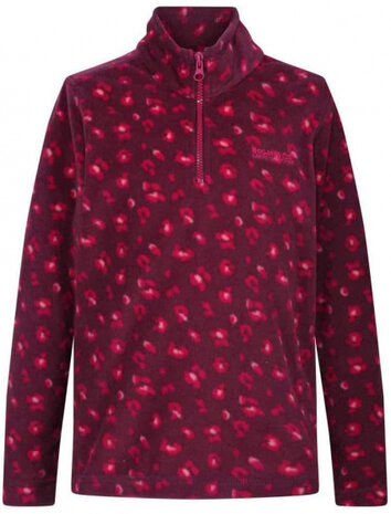fleecetrui Jubblie meisjes polyester paars maat 146/152