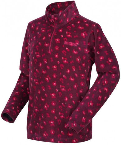 fleecetrui Jubblie meisjes polyester paars maat 146/152