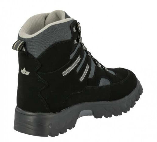 snowboots Flake heren PU/rubber/nylon zwart/grijs maat 36