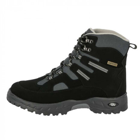 snowboots Flake heren PU/rubber/nylon zwart/grijs maat 37