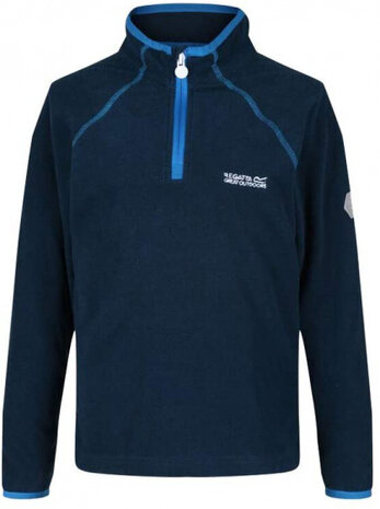 fleecetrui Loco junior polyester donkerblauw mt 98-104