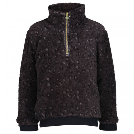 outdoortrui Kessie meisjes polyester zwart maat 122/128