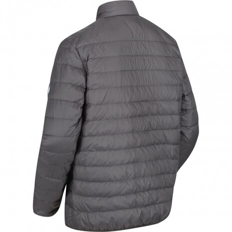donsjas Whitehill heren polyamide grijs maat S