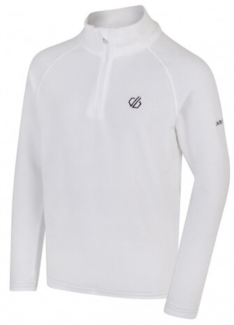 fleecetrui Freehand polyester wit 9-10 jaar