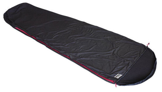 lakenzak Nanuk 220 x 50/80 cm fleece zwart