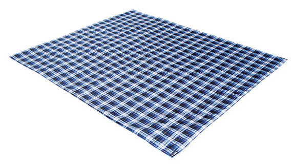outdoordeken Cozy 150 x 180 cm polykatoen blauw