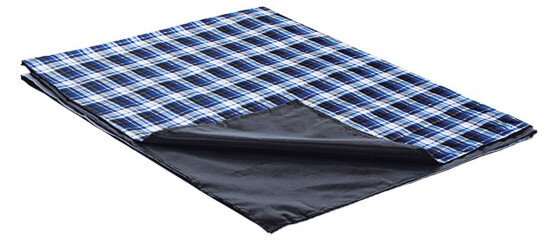outdoordeken Cozy 150 x 180 cm polykatoen blauw