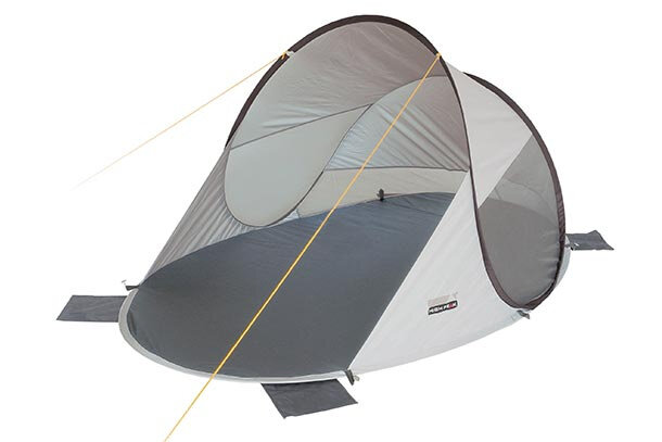 strandtent Calobra UV80 pop-up 200 x 120 cm grijs