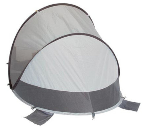 strandtent Calobra UV80 pop-up 200 x 120 cm grijs