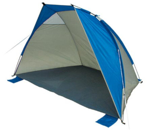 strandtent Mallorca UV40 119 x 230 x 130 cm grijs/blauw