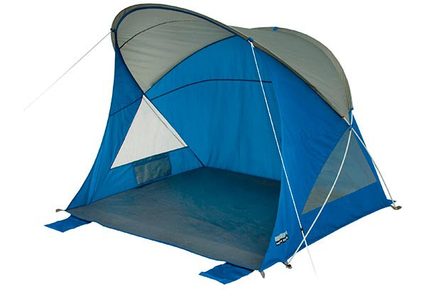 strandtent Sevilla UV40 130 x 160 cm grijs/blauw