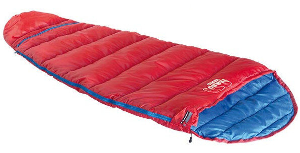 slaapzak Tembo Vario junior polyester 185 cm rood