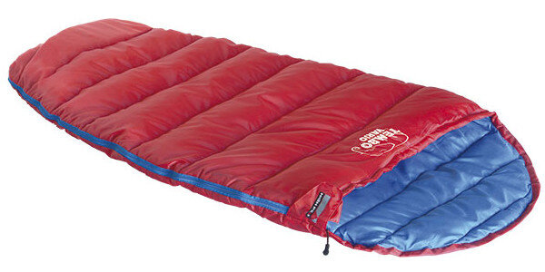slaapzak Tembo Vario junior polyester 185 cm rood