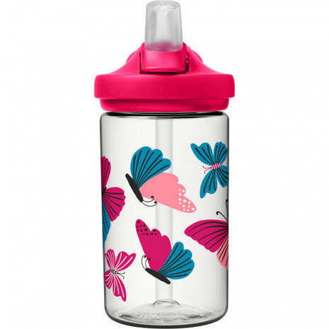 drinkbeker Eddy+ Butterflies junior 0,4 liter roze