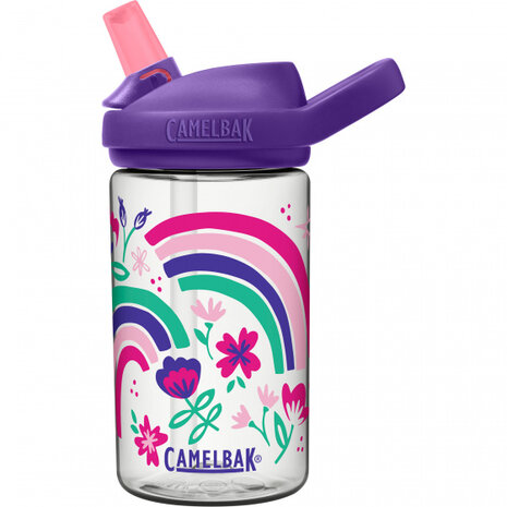 drinkbeker Eddy+ Rainbow junior 0,4 liter paars