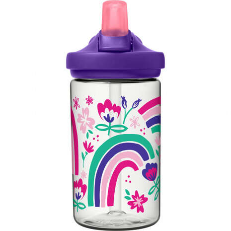 drinkbeker Eddy+ Rainbow junior 0,4 liter paars