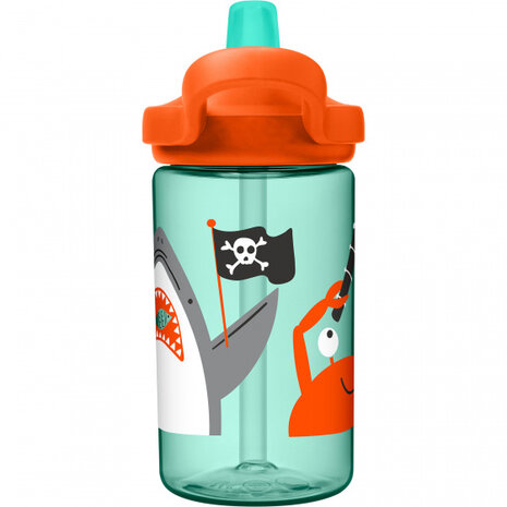 drinkbeker Eddy+ Arrgh Matey junior 0,4 liter oranje