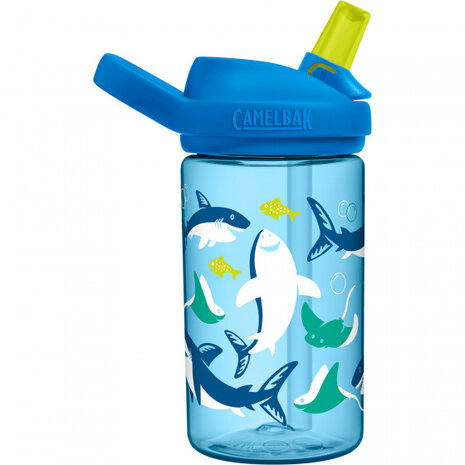 drinkbeker Eddy+ Shark&#039;s junior 0,4 liter lichtblauw
