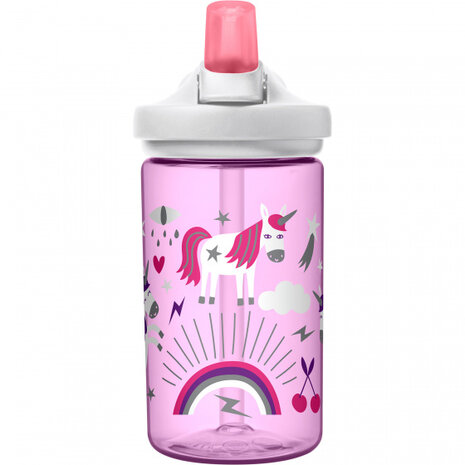 drinkbeker Eddy+ Unicorn junior 0,4 liter tritan roze