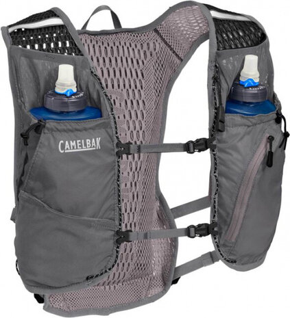 drinkrugzak Zephyr 1 liter mesh grijs maat one-size