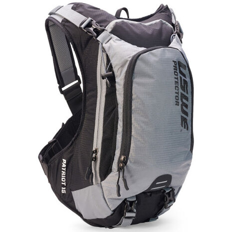 rugzak Patroit 15 liter 50 x 24 cm polyester grijs/zwart