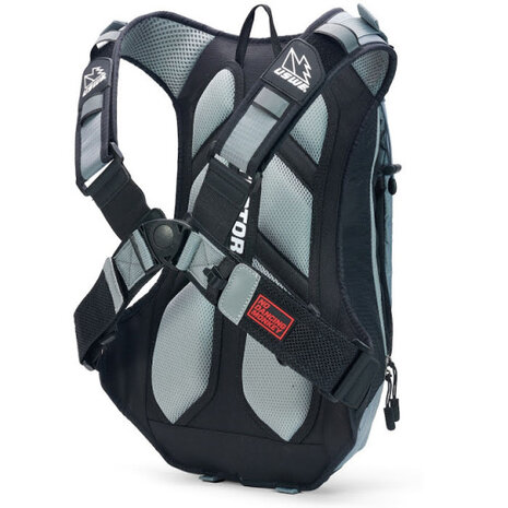 rugzak Patroit 15 liter 50 x 24 cm polyester grijs/zwart