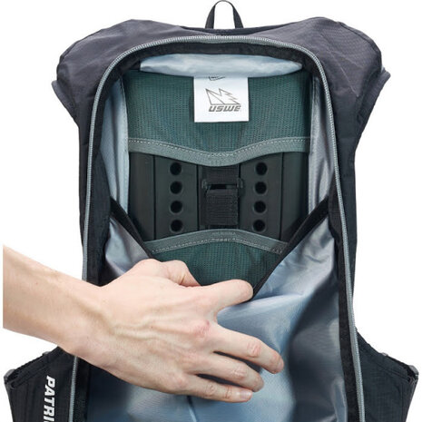 rugzak Patroit 15 liter 50 x 24 cm polyester grijs/zwart