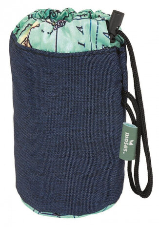 zitkussen wereldkaart  36 x 30 x 11 cm spandex 2-delig