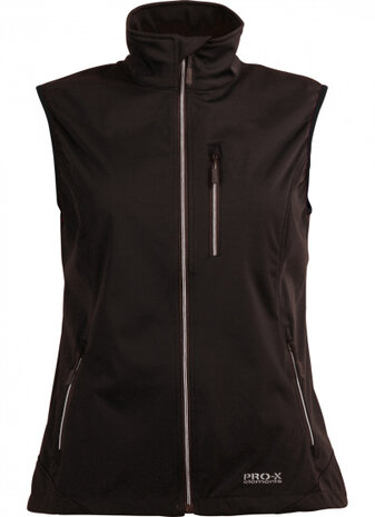 bodywarmer Sina dames polyester zwart maat 44