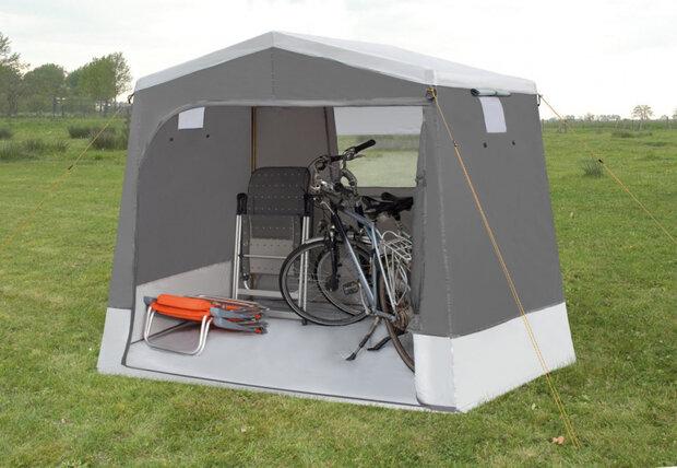 bijzettent Storage 230 x 195 cm polyester/PVC grijs