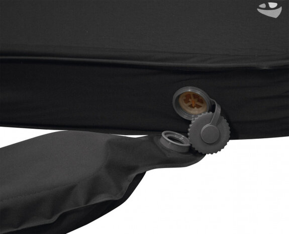 slaapmatras Relax SI 201 x 132 cm polyester zwart