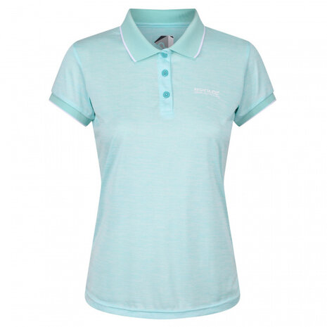 poloshirt Remex II dames polyester lichtblauw maat 34