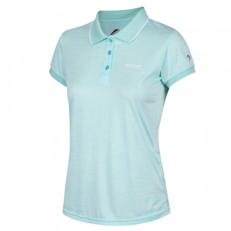 poloshirt Remex II dames polyester lichtblauw maat 42