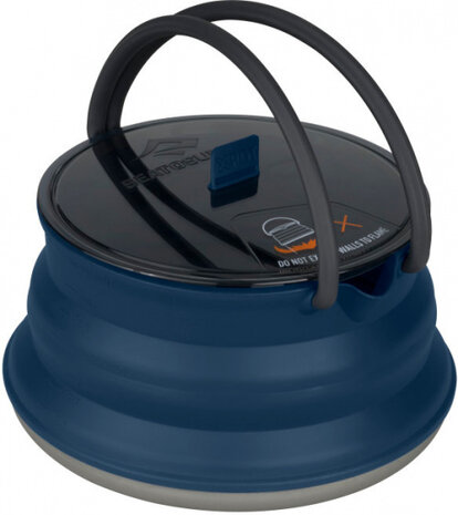 campingpan X-Pot Kettle 2 liter siliconen navy