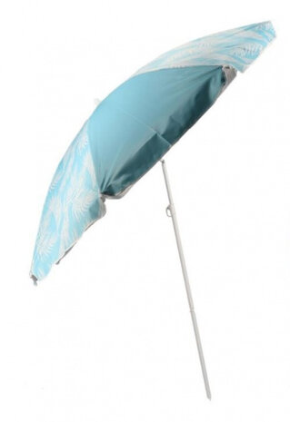 strandparasol Pindo 200 x 180 cm aluminium blauw