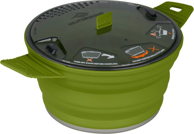 campingkookset X-Set 31 nylon/siliconen 5-delig