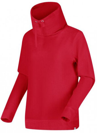 outdoortrui Hepzibah dames katoen/polyester rood mt 34