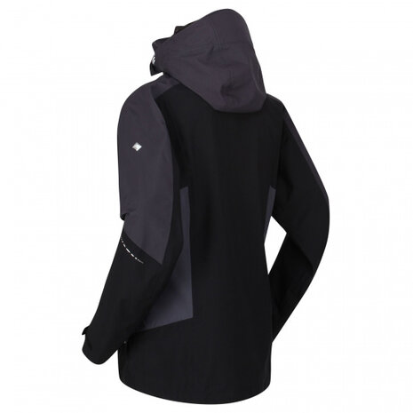 regenjas Oklahoma VI dames polyester zwart maat 46