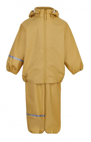 regenpak Basic junior polyester donkergeel maat 110