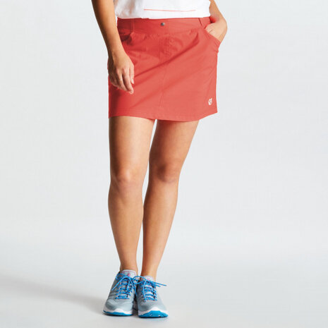 broekrok Melodic III dames polyester koraalrood maat 34