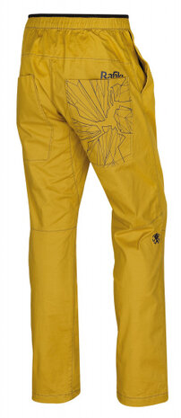klimbroek Result dames polyester geel maat XL