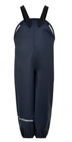 regenbroek Basic junior polyester donkerblauw maat 100