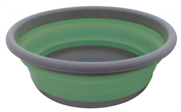 teil opvouwbaar rond 37,5 cm siliconen groen/grijs