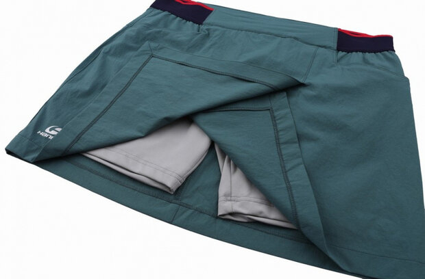 outdoorrok Lanna dames polyamide/elastaan groen mt 38